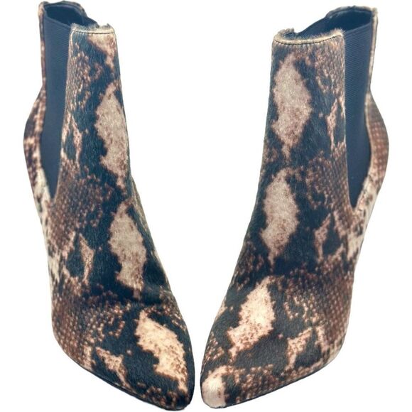 CHARLES by Charles David Panama Snake Animal Print Boots BNWT - Picture 6 of 10